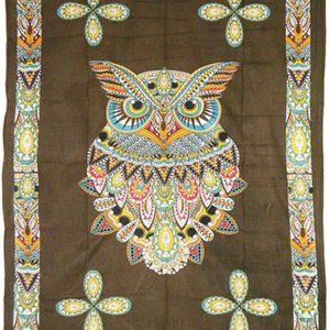 Sacred Owl Tapestry, Twin Size